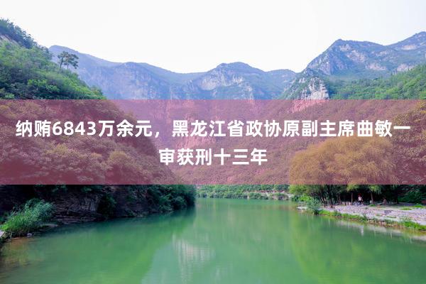 纳贿6843万余元，黑龙江省政协原副主席曲敏一审获刑十三年